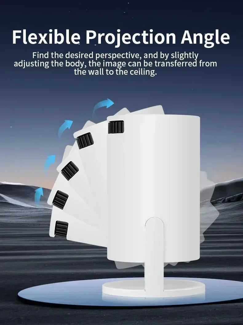 New Projector 4K Android 11 HY300 Wifi6 290ANSI Allwinner H713 BT5.0 1080P 1280*720P Cinema Outdoor Portable Projetors ﻿