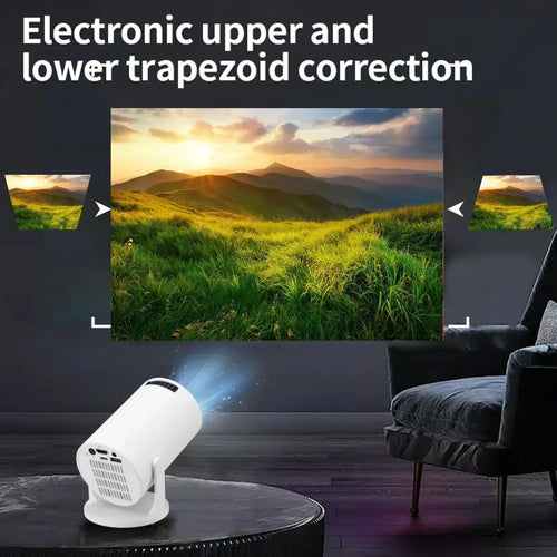 New Projector 4K Android 11 HY300 Wifi6 290ANSI Allwinner H713 BT5.0 1080P 1280*720P Cinema Outdoor Portable Projetors ﻿